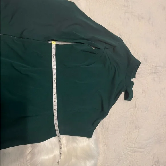 Elegant green one-shoulder dress Size L - Picture 4 of 7